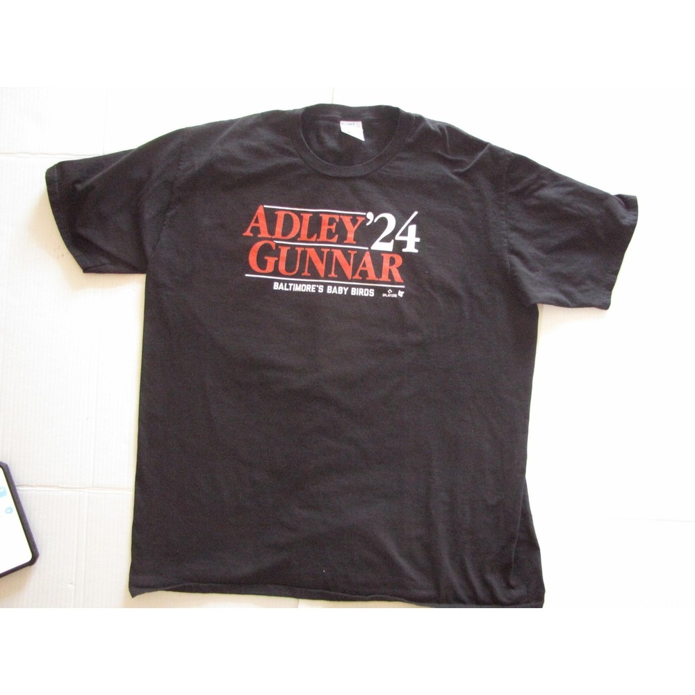 Adley Gunnar Shirt Mens XL Black Baltimore Baby Birds Baseball Graphic Tee